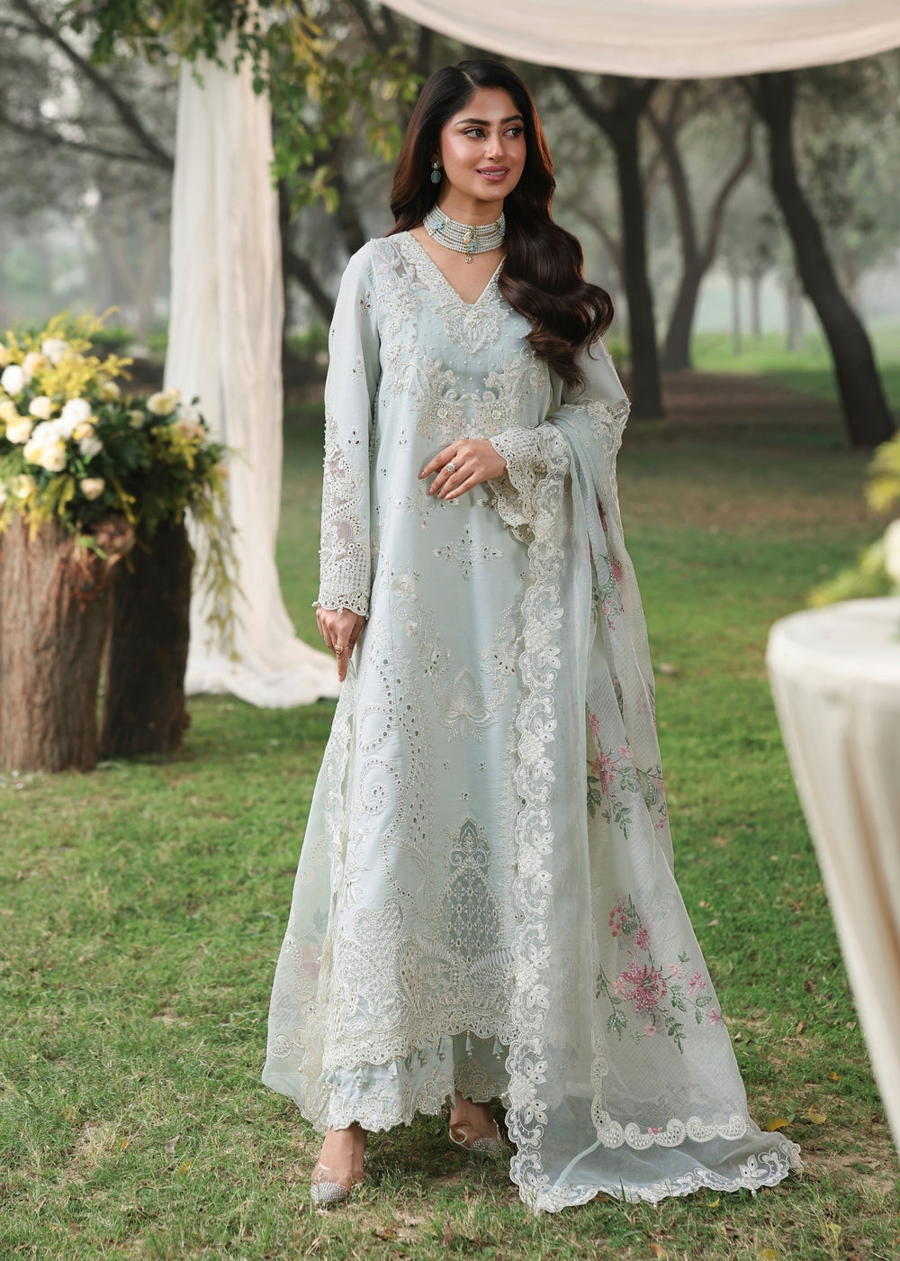 SARDINIA LUXURY EMBROIDERED LAWN - 3 PC UNSTITCHED