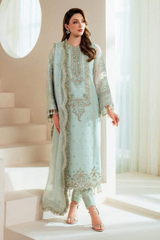 ALIZEH LUXURY CHIFFON EMBROIDERED - 3 PC UNSTITCHED