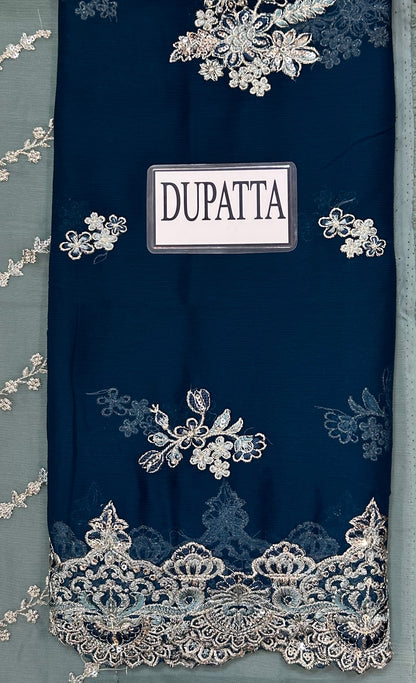 IMROZIA LUXURY WEDDING EMBROIDERED CHIFFON - 3 PC UNSTITCHED