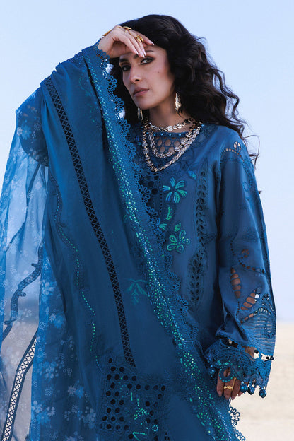 NUREH LUXURY EMBROIDERED LAWN - 3 PC UNSTITCHED