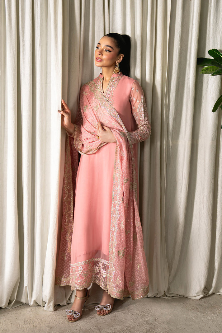 NEESAY EMBROIDERED CHIFFON - 3 PC UNSTITCHED