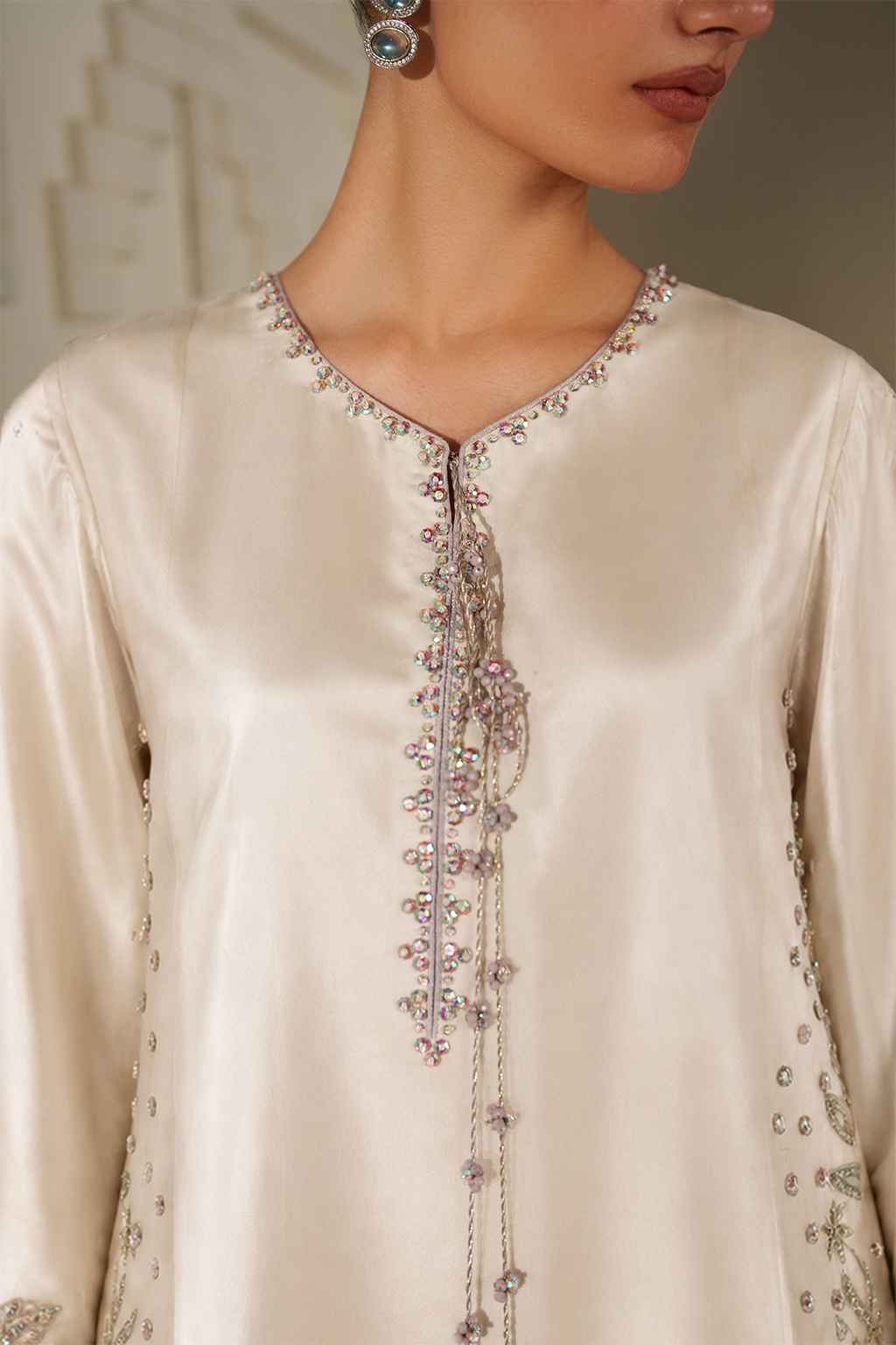 IZNIK EMBROIDERED CHIFFON - 3 PC UNSTITCHED