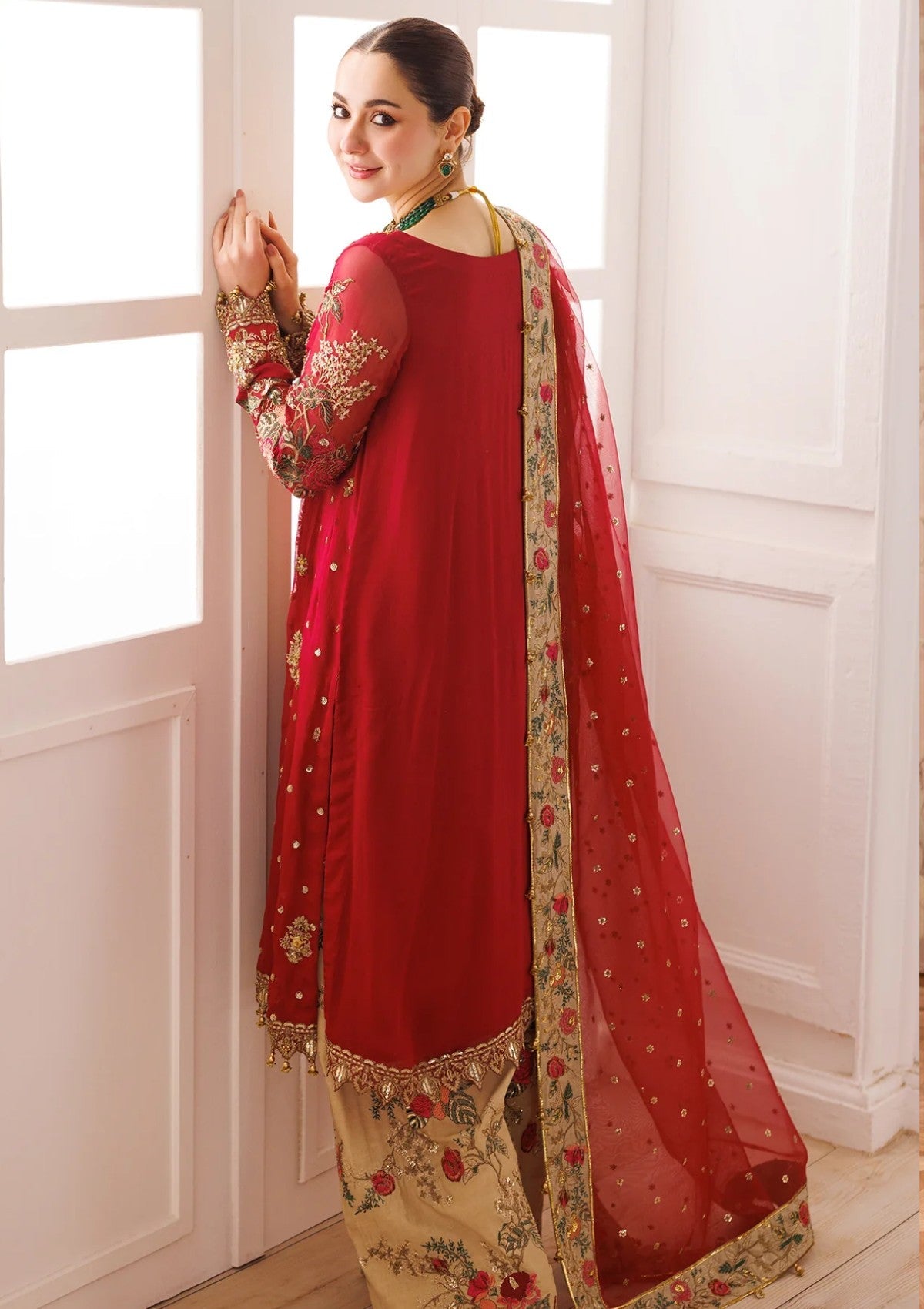 CHARIZMA EMBROIDERED CHIFFON DRESS - 3 PC UNSTITCHED