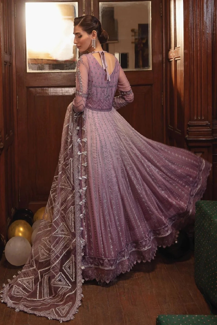 IZNIK LUXURY EMBROIDERED CHIFFON MAXI - 3 PC UNSTITCHED