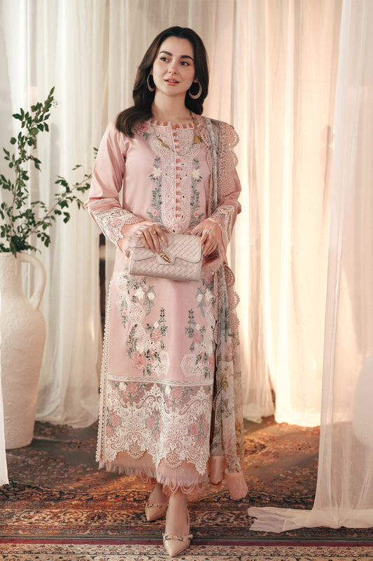 JADE EMBROIDERED CHIKANKARI LAWN - 3 PC UNSTITCHED