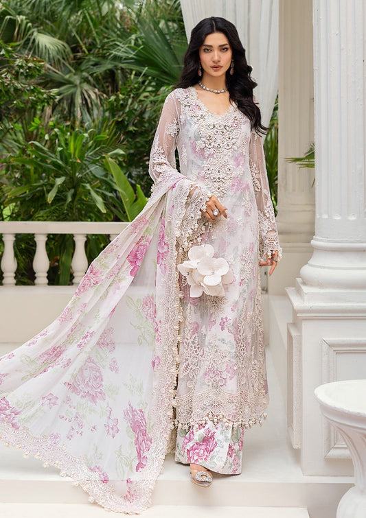 MARIA B LUXURY EMBROIDERED CHIFFON - 3 PC UNSTITCHED