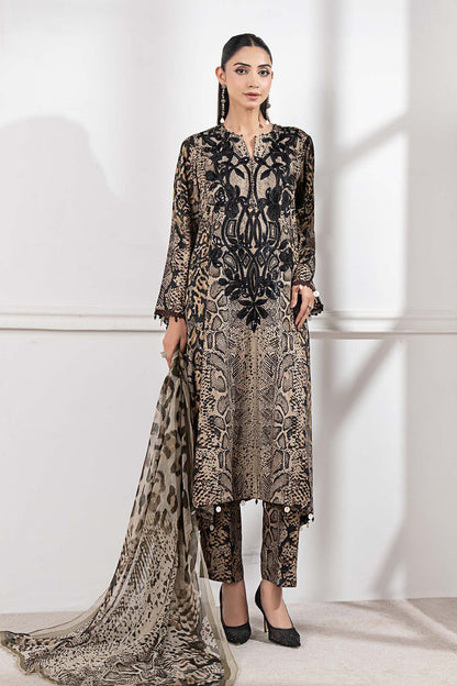 MARIA B FORMALS EMBROIDERED LAWN - 3 PC UNSTITCHED
