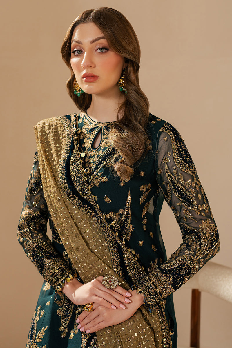 JAZMIN LUXURY EMBROIDERED CHIFFON - 3 PC UNSTITCHED
