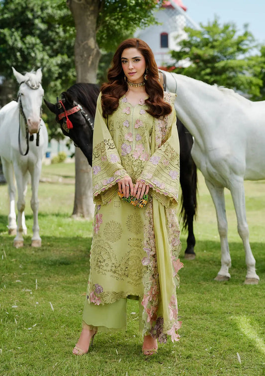 ELAF EMBROIDERED CHIKANKARI LAWN - 3 PC UNSTITCHED
