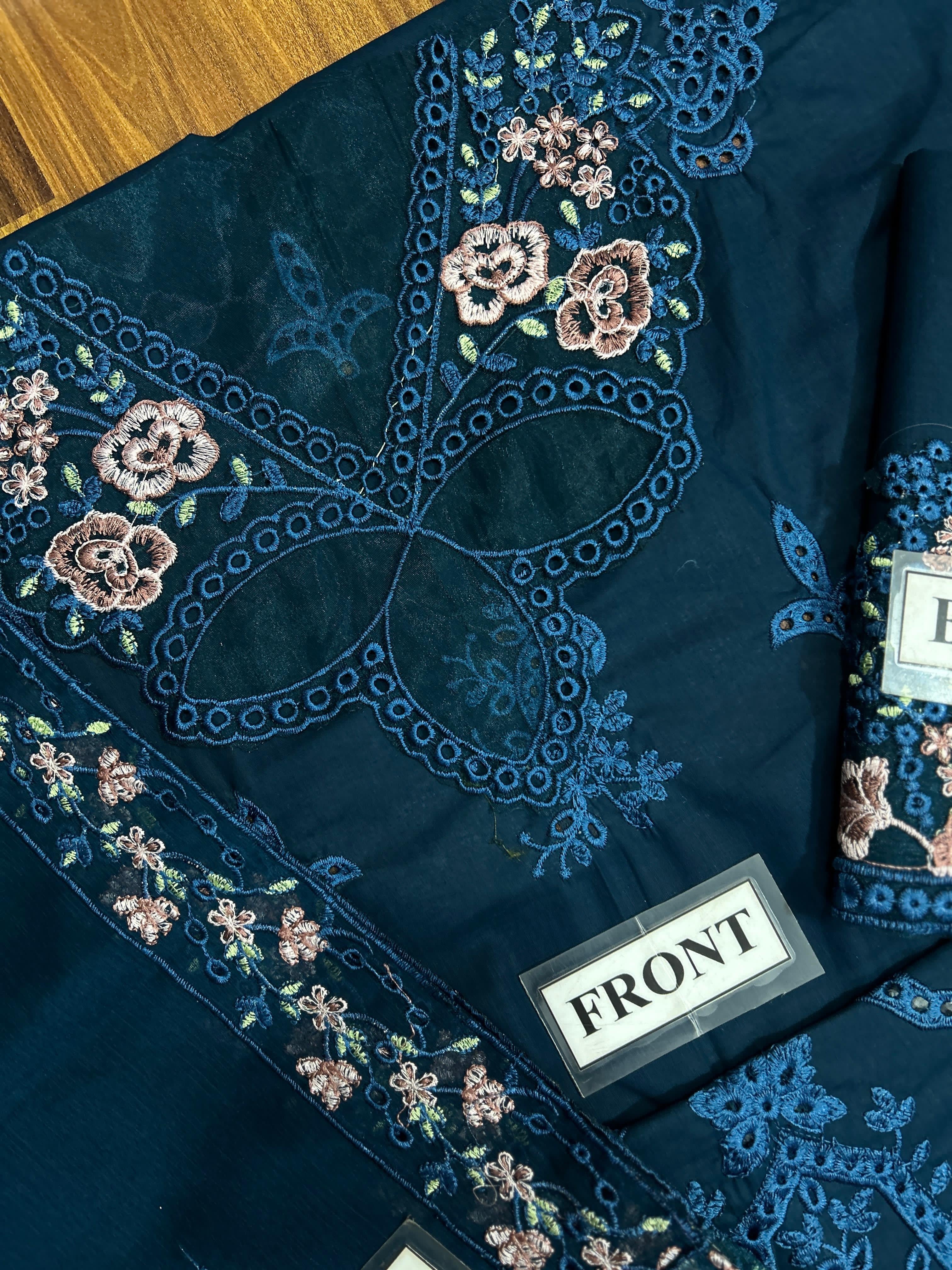 IMROZIA SERENE EMBROIDERED CHIKANKARI LAWN - 3 PC UNSTITCHED