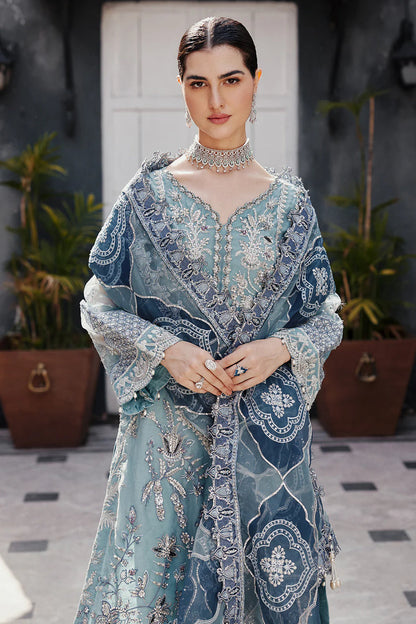 EMAAN ADEEL EMBROIDERED ORGANZA - 3 PC UNSTITCHED