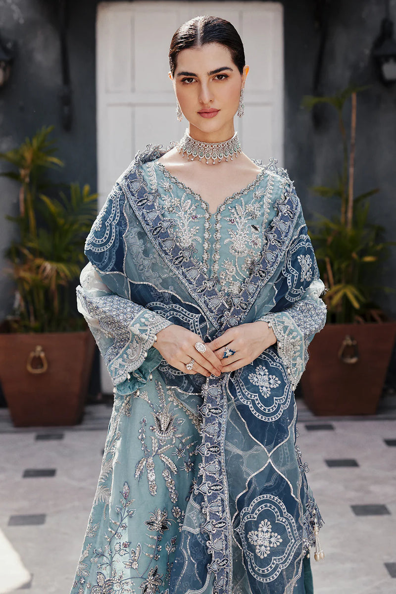 EMAAN ADEEL EMBROIDERED ORGANZA - 3 PC UNSTITCHED
