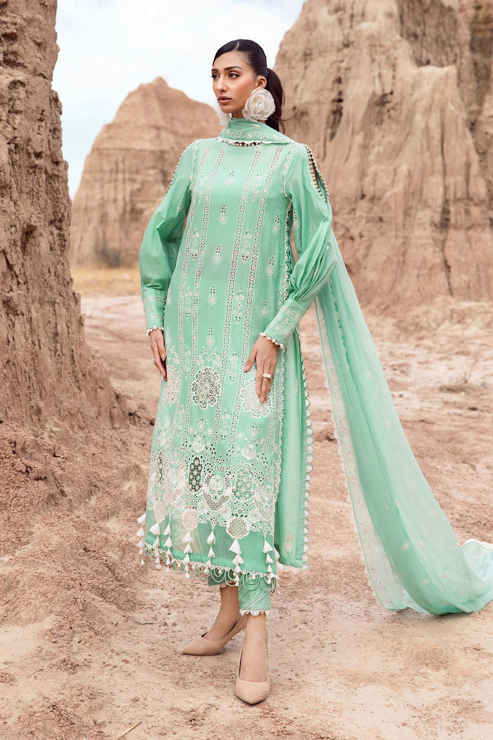 MARIA B EMBROIDERED CHIKANKARI LAWN - 3 PC UNSTITCHED