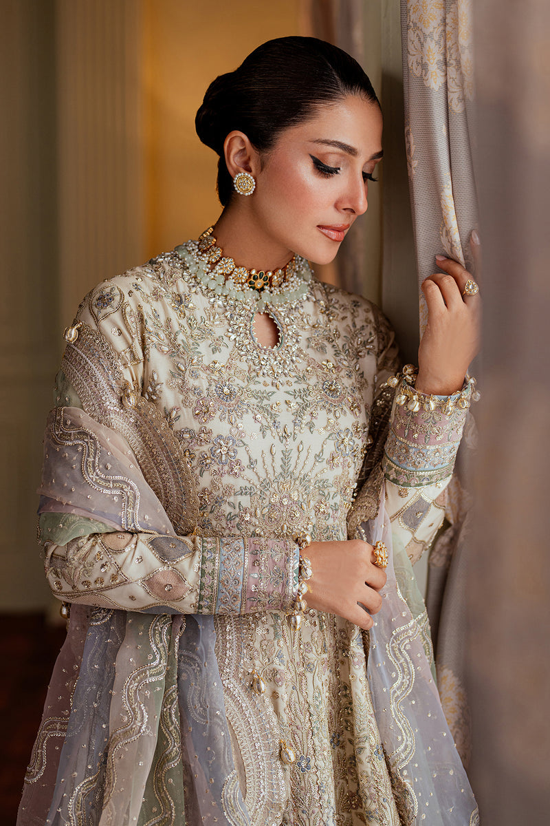 BAROQUE CHANTELLE LUXURY EMBROIDERED NET - 3 PC UNSTITCHED