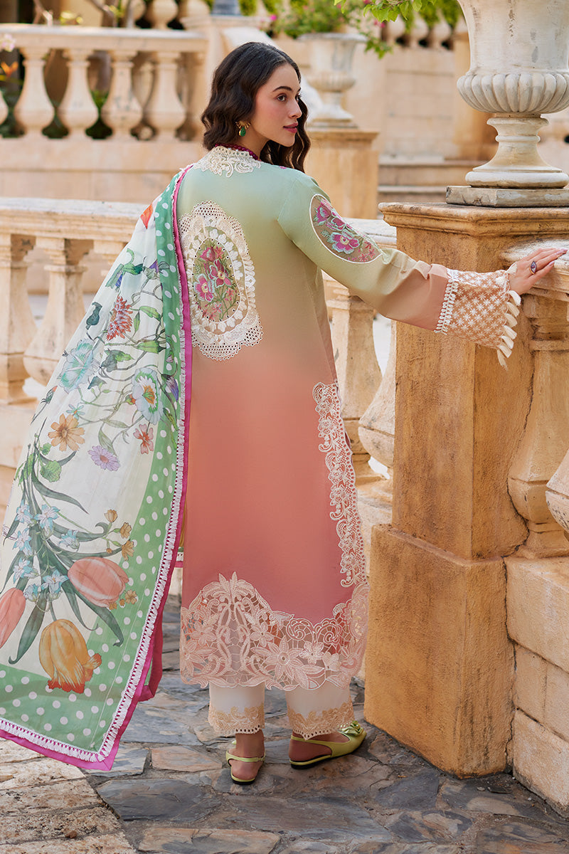 MUSHQ EMBROIDERED CHIKANKARI LAWN - 3 PC UNSTITCHED