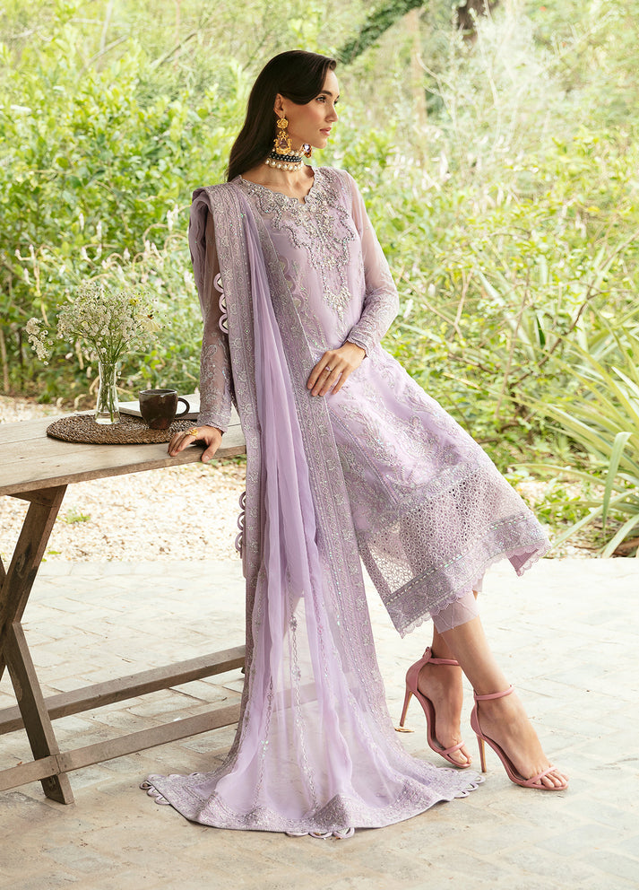 GULAAL EMBROIDERED CHIFFON - 3 PC UNSTITCHED