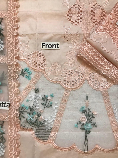 CRIMSON LUXURY EMBROIDERED LAWN - 3 PC UNSTITCHED