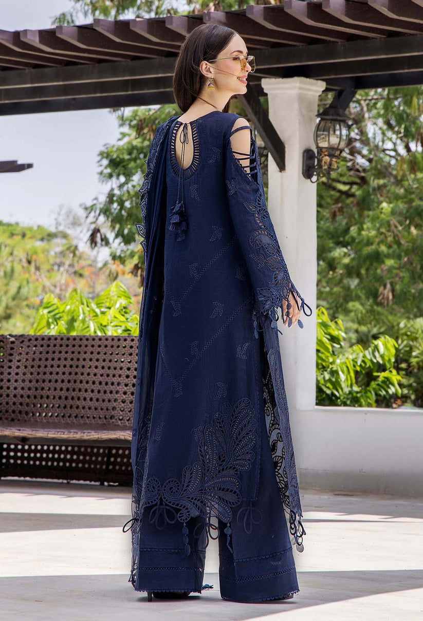 ADAN LIBAS EMBROIDERED LAWN - 3 PC UNSTITCHED