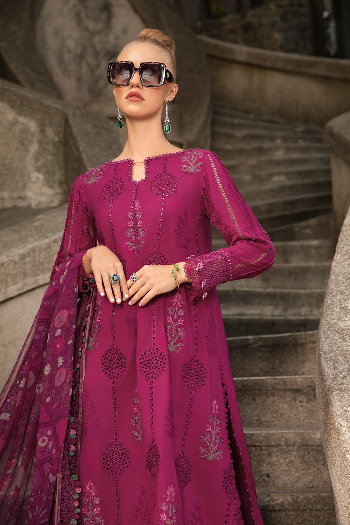 MARIA B FORMALS CUTWORK EMBROIDERED LAWN - 3 PC UNSTITCHED