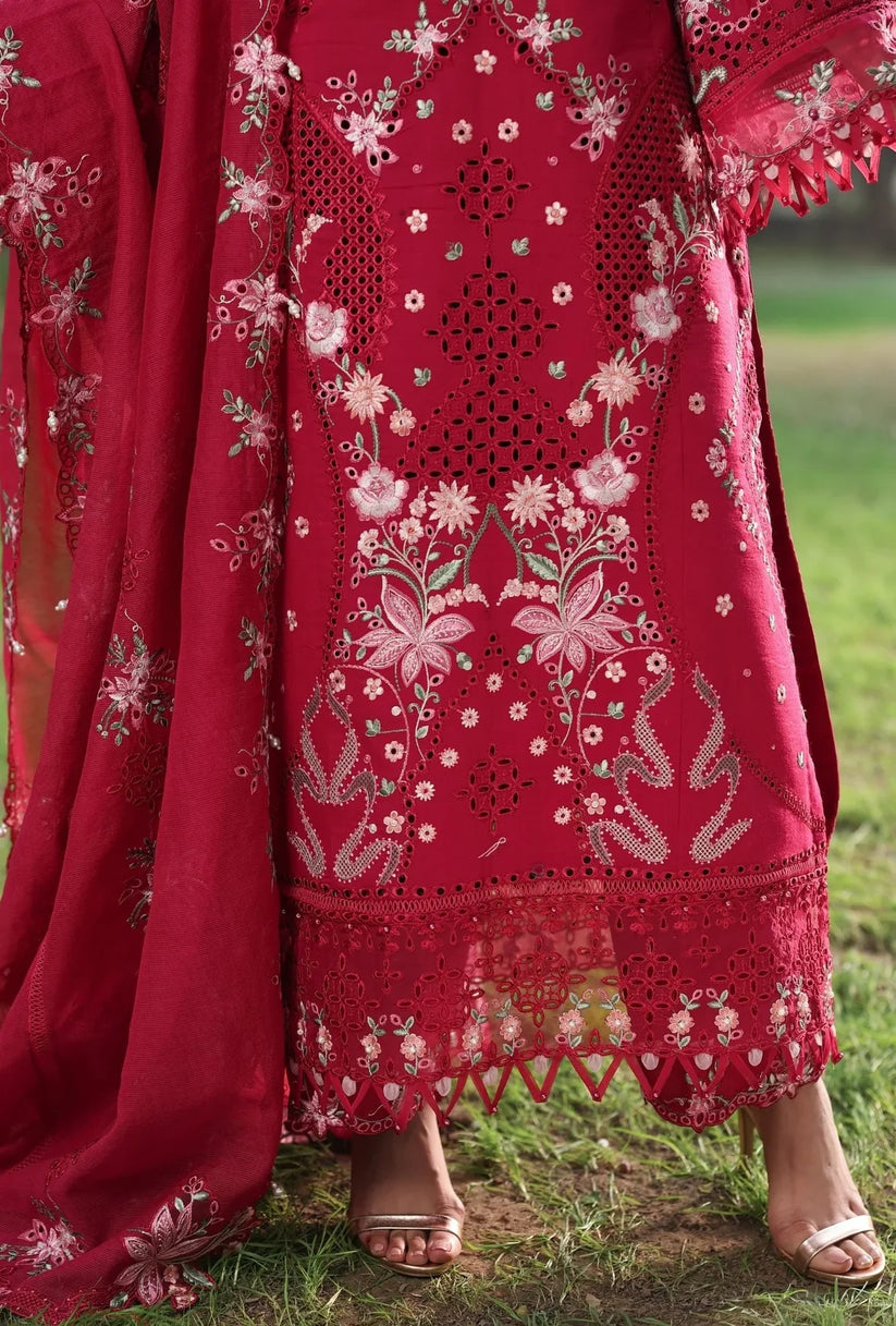 SARDINIA LUXURY EMBROIDERED LAWN - 3 PC UNSTITCHED
