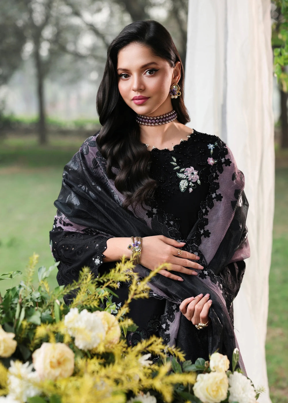 SARDINIA LUXURY EMBROIDERED LAWN - 3 PC UNSTITCHED