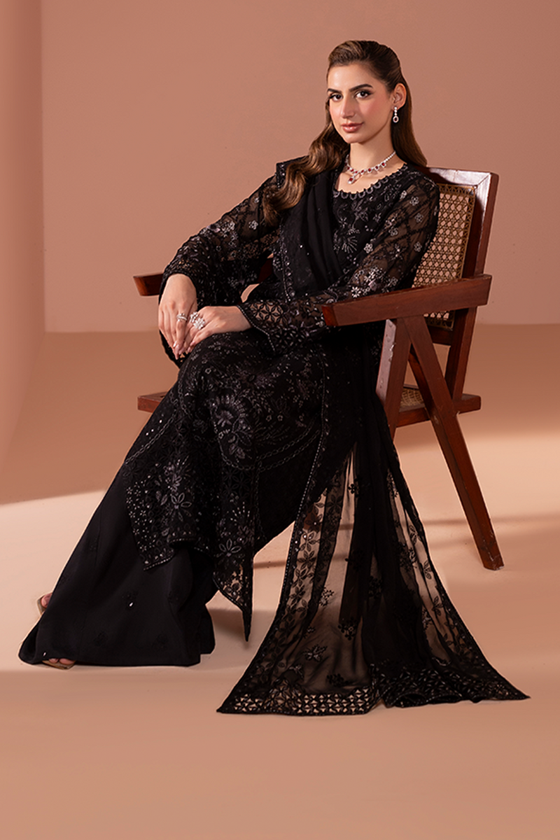 LAVISH PREMIUM EMBROIDERED CHIFFON - 3 PC UNSTITCHED