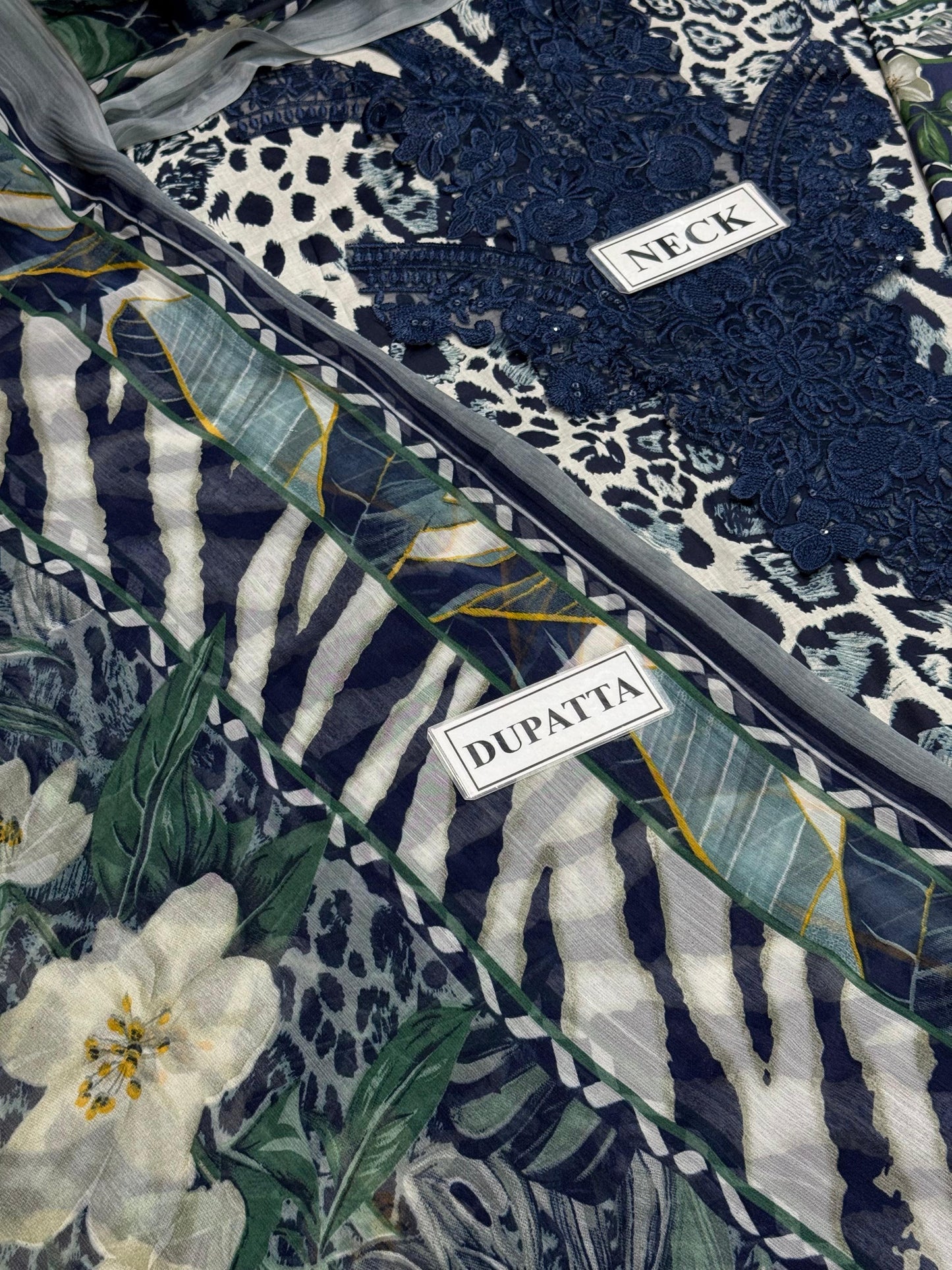 ELAF DIGITAL PRINTED EMBROIDERED LAWN - 3 PC UNSTITCHED