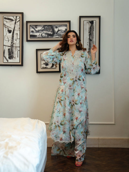ANEELA’S EMBROIDERED LAWN - 3 PC UNSTITCHED