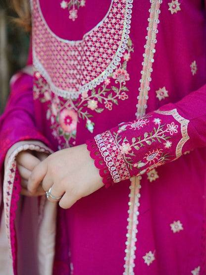 ANEELA’S EMBROIDERED LAWN - 3 PC UNSTITCHED