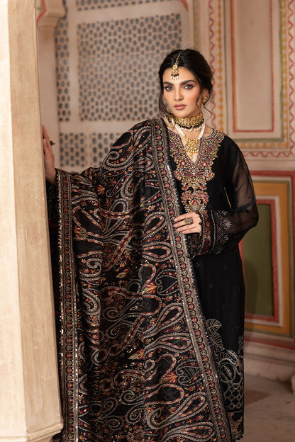 RAMSHA LUXURY EMBROIDERED CHIFFON - 3 PC UNSTITCHED