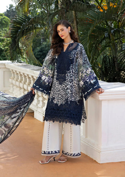 ELAF DIGITAL PRINTED EMBROIDERED LAWN - 3 PC UNSTITCHED