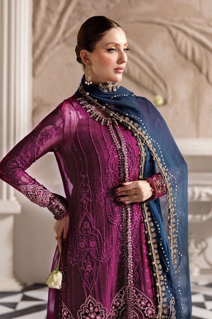 MARIA B LUXURY EMBROIDERED CHIFFON - 3 PC UNSTITCHED