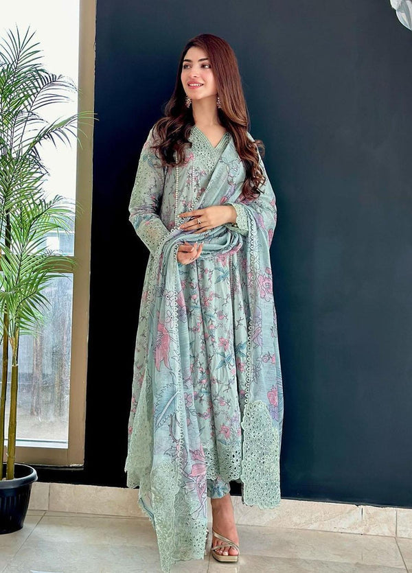 IZNIK LUXURY EMBROIDERED LAWN - 3 PC UNSTITCHED