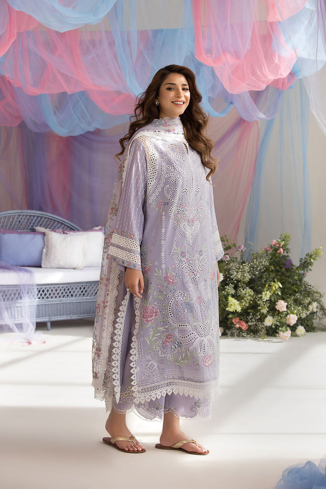 SOBIA NAZIR LUXURY EMBROIDERED CHIKANKARI LAWN - 3 PC UNSTITCHED