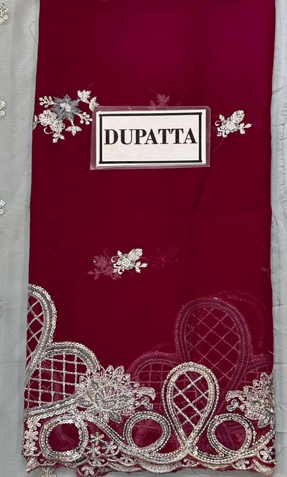 IMROZIA LUXURY EMBROIDERED CHIFFON - 3 PC UNSTITCHED
