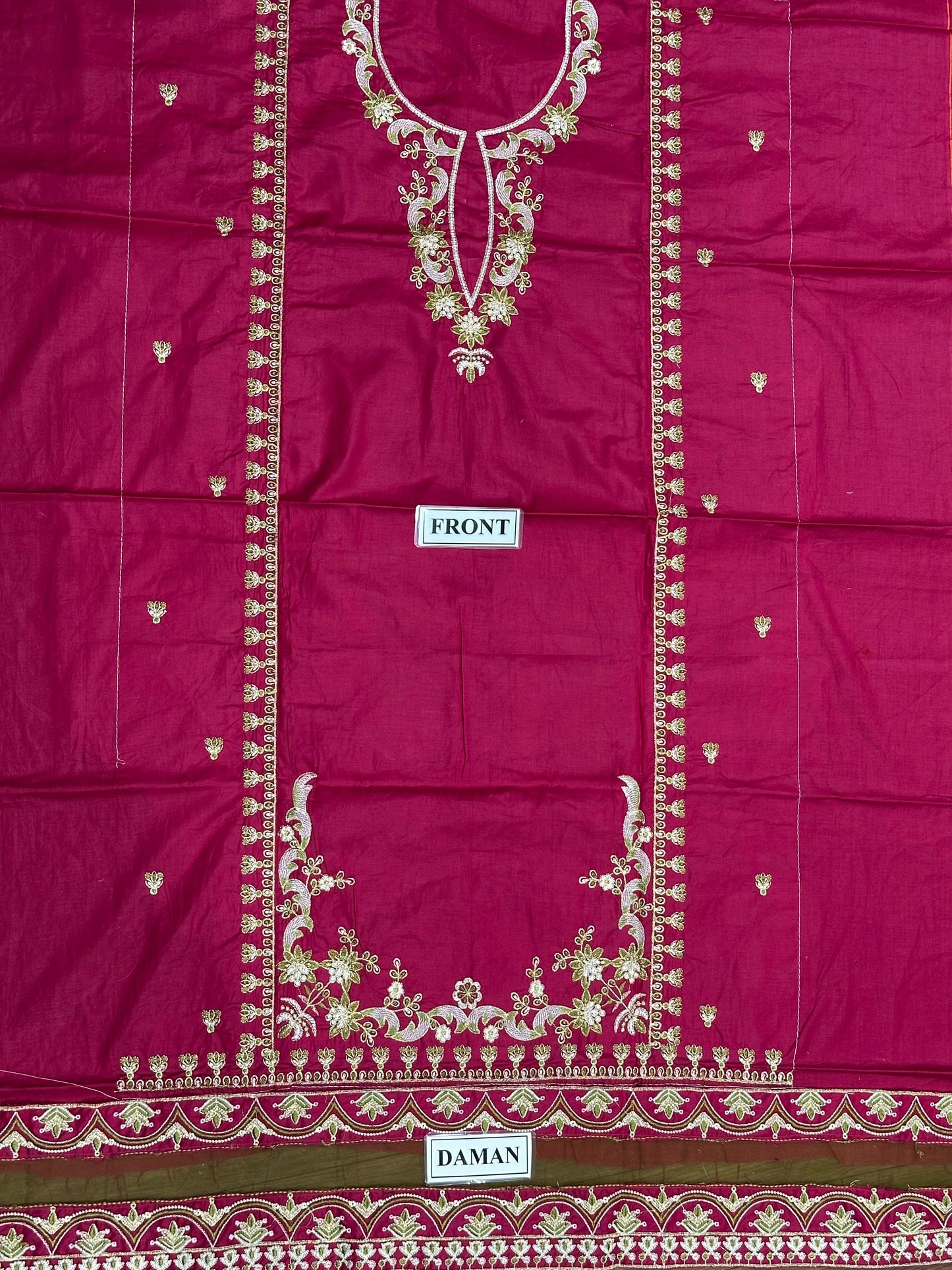 OMAL EMBROIDERED LAWN - 3 PC UNSTITCHED