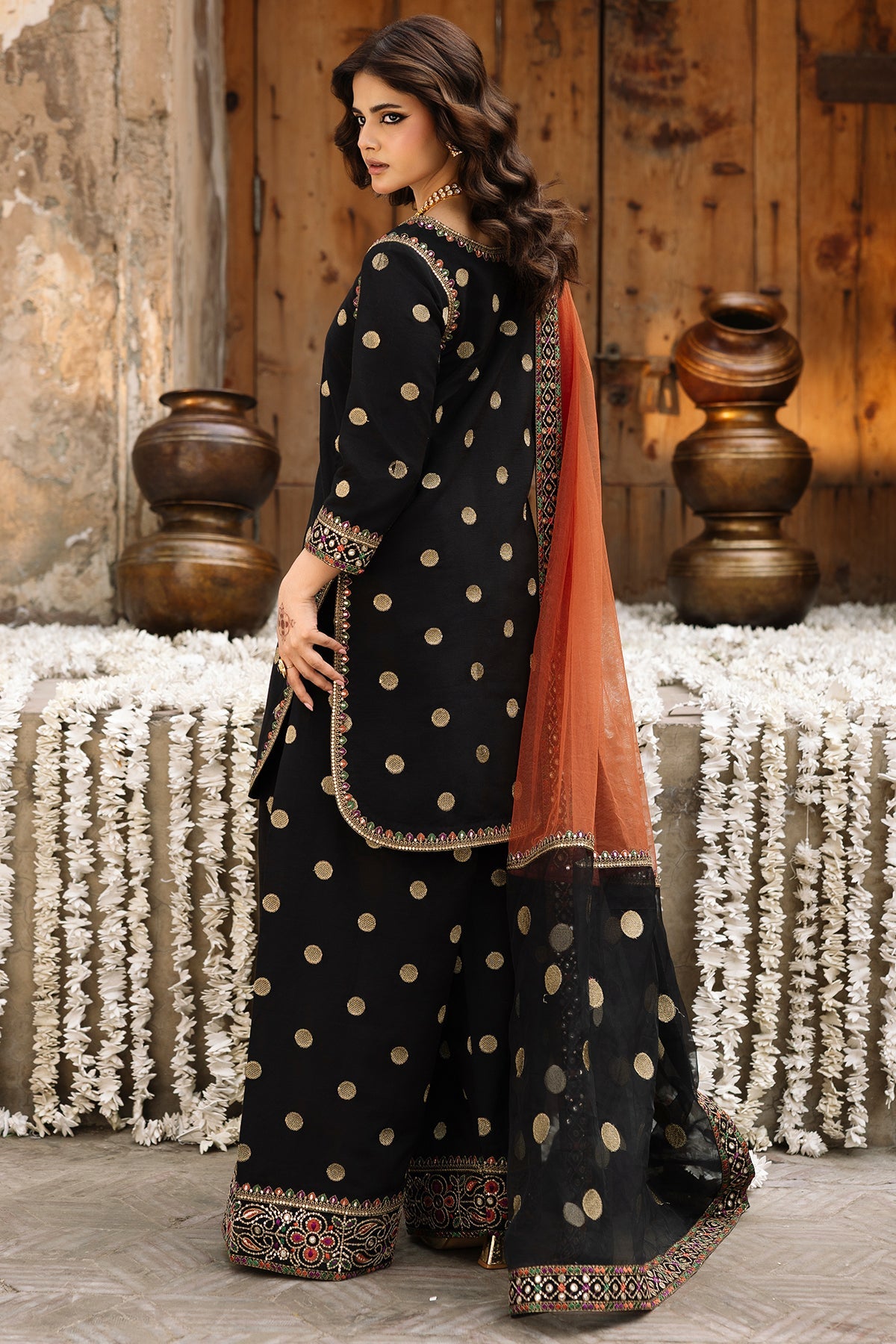 CHARIZMA EMBROIDERED COTTON SILK - 3 PC UNSTITCHED