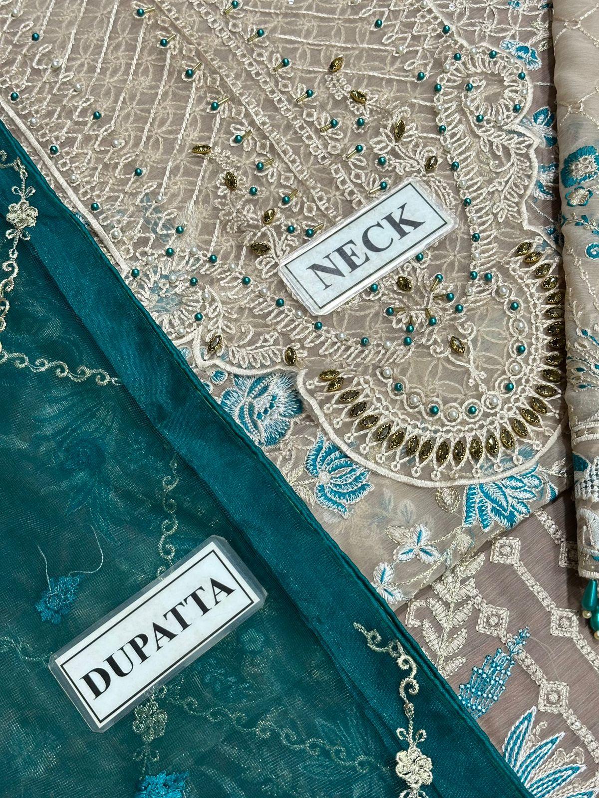 RAMSHA EMBROIDERED CHIFFON - 3 PC UNSTITCHED