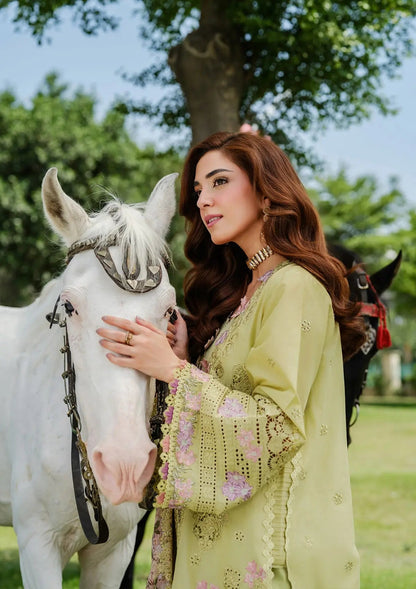 ELAF EMBROIDERED CHIKANKARI LAWN - 3 PC UNSTITCHED