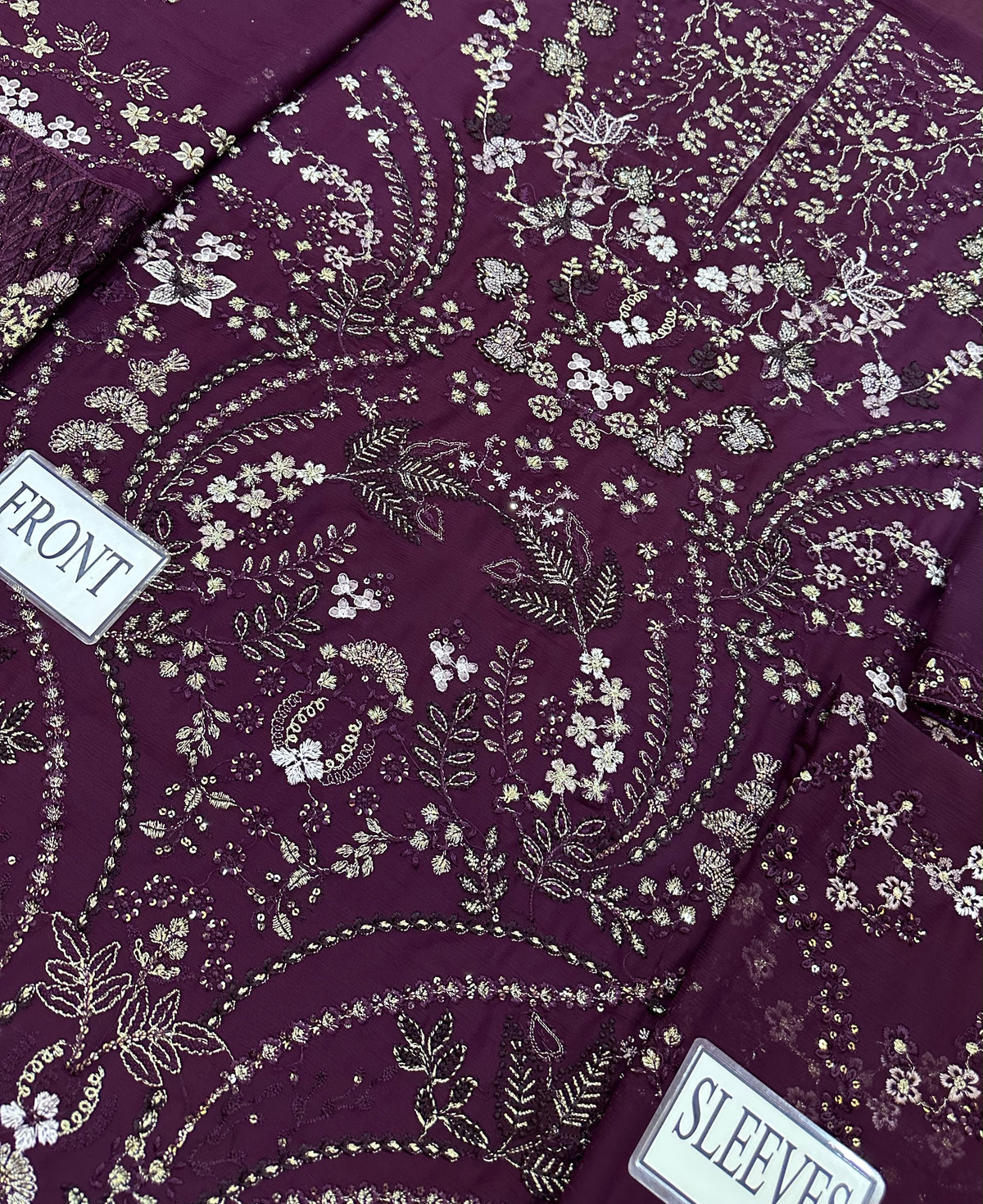 LAVISH PREMIUM EMBROIDERED CHIFFON - 3 PC UNSTITCHED