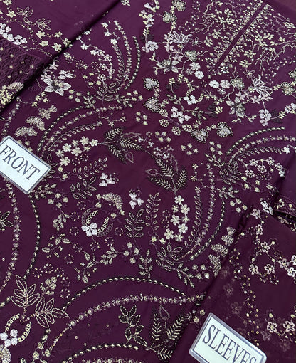 LAVISH PREMIUM EMBROIDERED CHIFFON - 3 PC UNSTITCHED