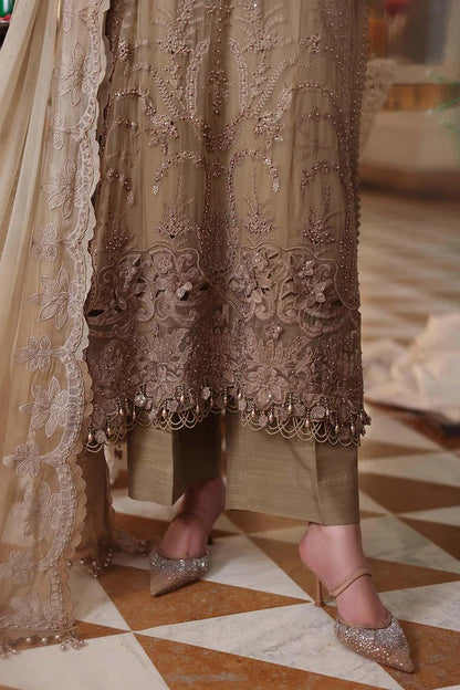 MARIA B PREMIUM EMBROIDERED CHIFFON - 3 PC UNSTITCHED