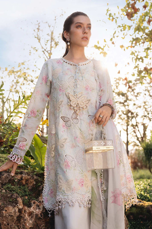 MARIA B FORMALS EMBROIDERED LAWN - 3 PC UNSTITCHED