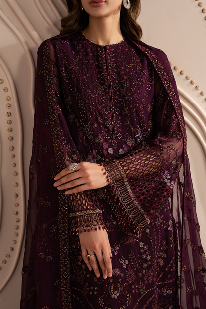 LAVISH PREMIUM EMBROIDERED CHIFFON - 3 PC UNSTITCHED