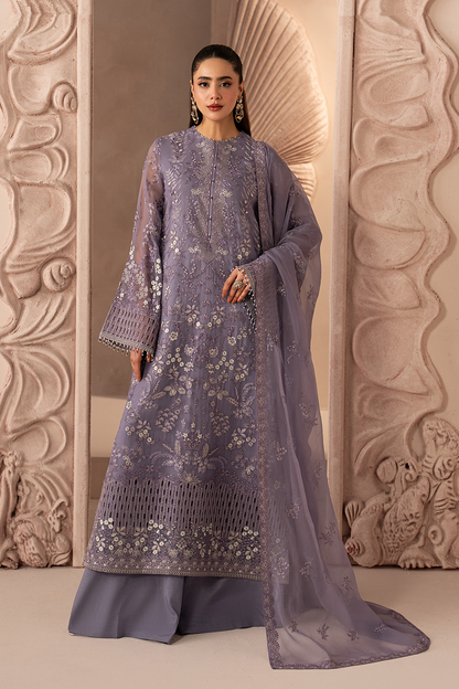 LAVISH PREMIUM EMBROIDERED CHIFFON DRESS - 3 PC UNSTITCHED