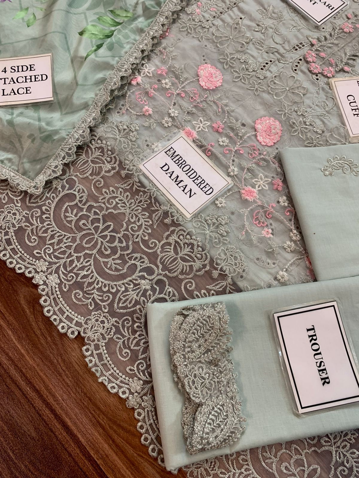 NOOR BY SADIA LUXURY EMBROIDERED LAWN - 3 PC UNSTITCHED