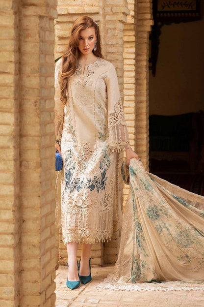 MARIA B PREMIUM LAWN EMBROIDERED - 3 PC UNSTITCHED