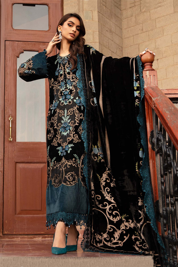 MARIA B FORMALS EMBROIDERED LAWN - 3 PC UNSTITCHED