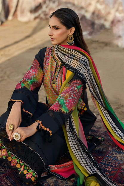 CHARIZMA LUXURY EMBROIDERED SWISS LAWN - 3 PC UNSTITCHED