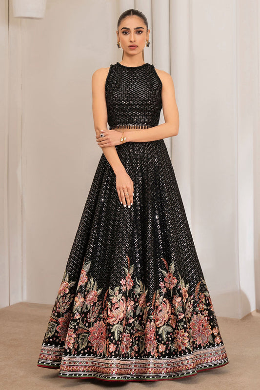 JAZMIN LUXURY EMBROIDERED ORGANZA MAXI - 3 PC UNSTITCHED